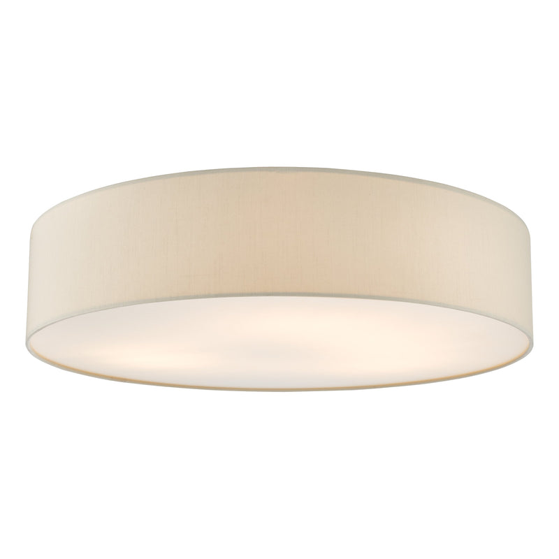 Load image into Gallery viewer, Dar Lighting CIE4801 Cierro 6 Light Flush Taupe With Diffuser 80cm - 36881
