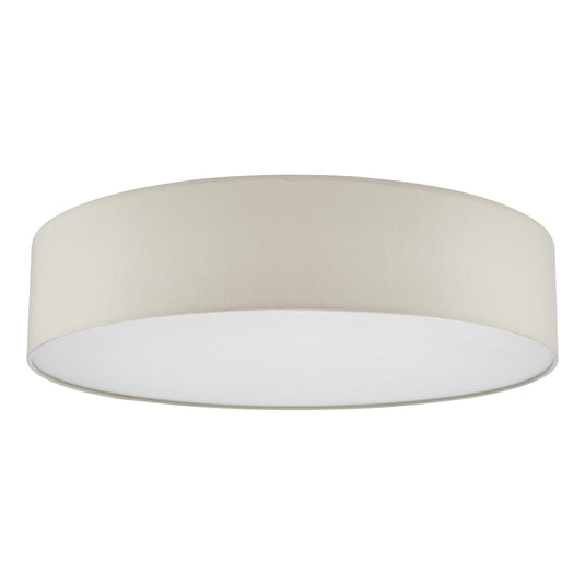 Dar Lighting CIE4801 Cierro 6 Light Flush Taupe With Diffuser 80cm - 36881