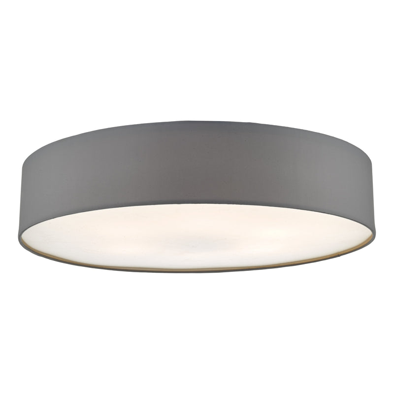 Load image into Gallery viewer, Dar Lighting CIE4839 Cierro 6lt Flush Grey 80cm - 34951
