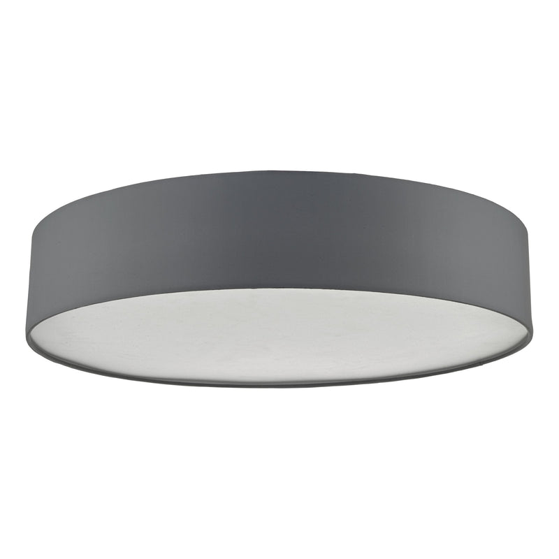 Load image into Gallery viewer, Dar Lighting CIE4839 Cierro 6lt Flush Grey 80cm - 34951

