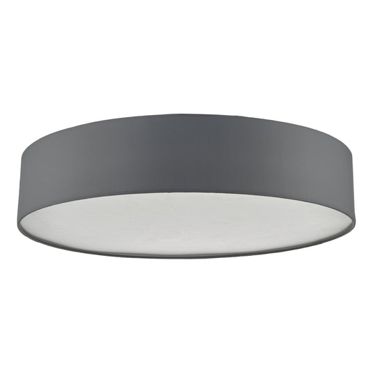 Dar Lighting CIE4839 Cierro 6lt Flush Grey 80cm - 34951