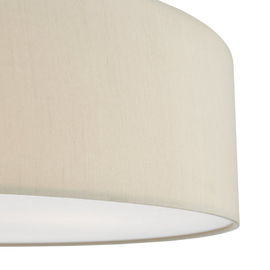 Dar Lighting CIE5001 Cierro 4 Light Flush Taupe With Diffuser 60cm - 36882