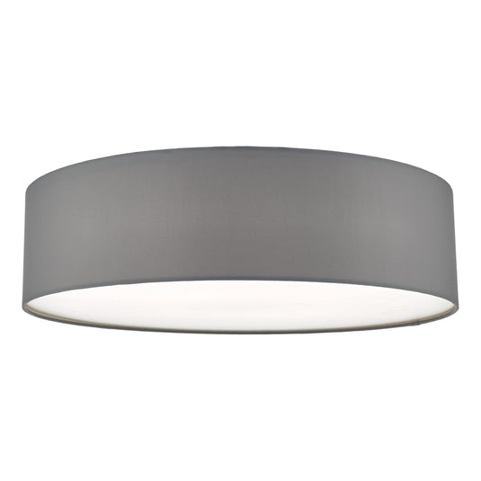 Dar Lighting CIE5039 Cierro 4lt Flush Grey 60cm - 34953