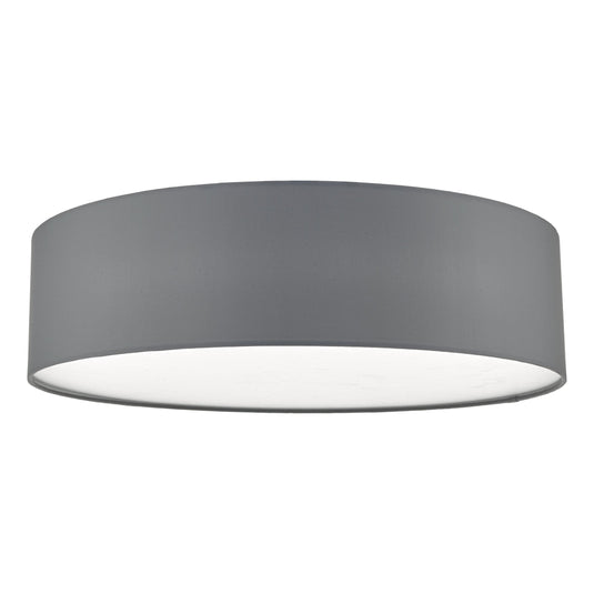Dar Lighting CIE5039 Cierro 4lt Flush Grey 60cm - 34953