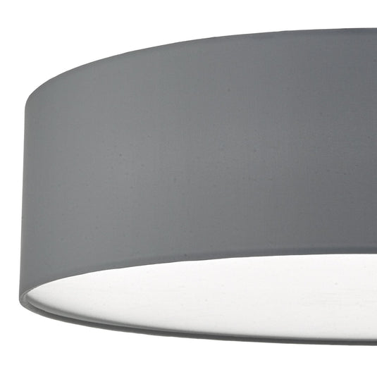 Dar Lighting CIE5039 Cierro 4lt Flush Grey 60cm - 34953