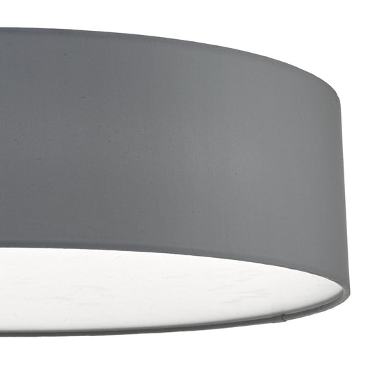 Dar Lighting CIE5039 Cierro 4lt Flush Grey 60cm - 34953