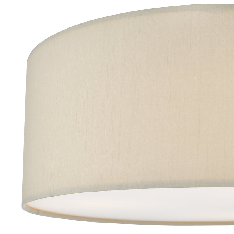 Load image into Gallery viewer, Dar Lighting CIE5201 Cierro 3 Light Flush Taupe With Diffuser 40cm - 36883

