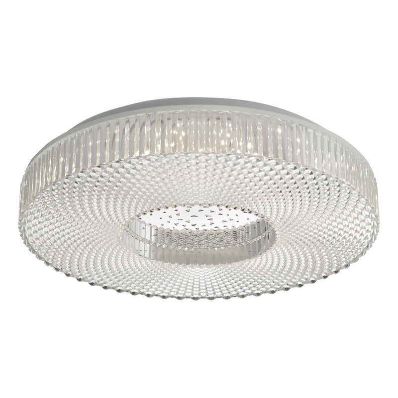 Load image into Gallery viewer, Dar Lighting CIM5008 Cimona Flush Acrylic Medium LED - 24979
