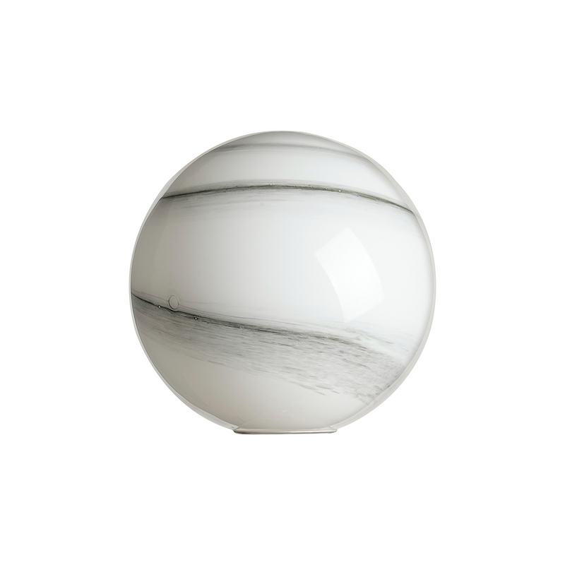 Load image into Gallery viewer, C-Lighting Clay 150mm Round Marble Effect Glass Shade, White / Grey - 52001
