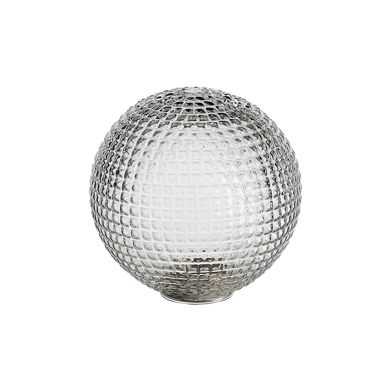 Load image into Gallery viewer, C-Lighting Clay 150mm Round Textured Diamond Pattern Glass Shade, Clear - 52004
