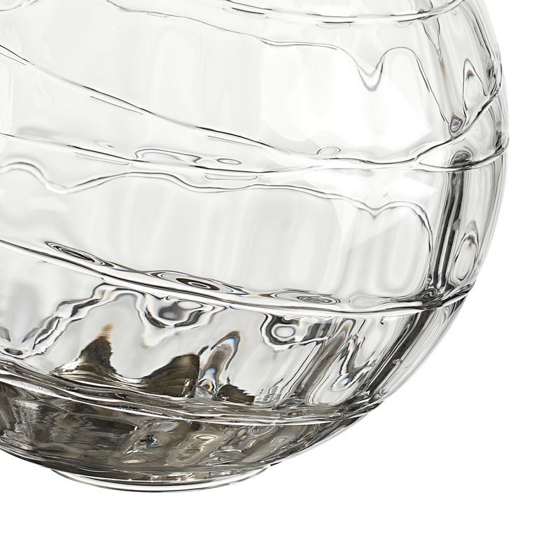Load image into Gallery viewer, C-Lighting Clay 150mm Round Textured Melting Glass Shade, Clear - 52008
