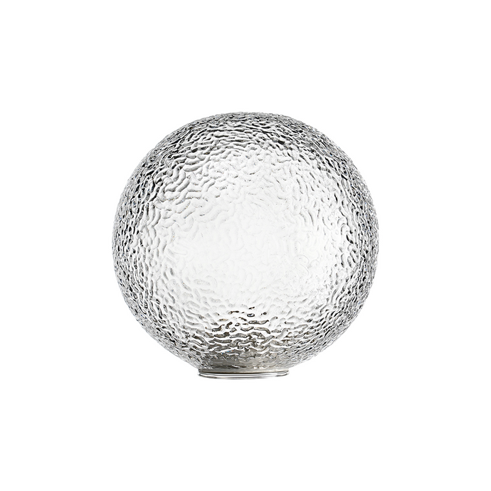 C-Lighting Clay 150mm Round Dimpled Glass Shade, Clear - 52009