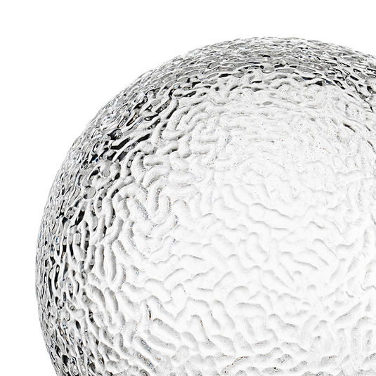 C-Lighting Clay 150mm Round Dimpled Glass Shade, Clear - 52009