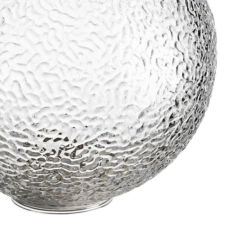 Load image into Gallery viewer, C-Lighting Clay 150mm Round Dimpled Glass Shade, Clear - 52009
