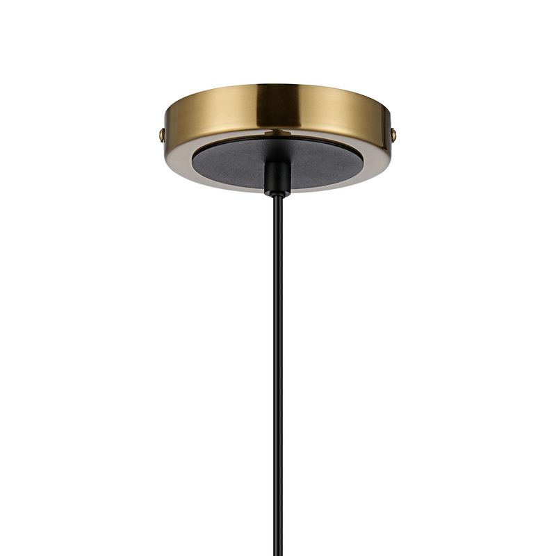 Load image into Gallery viewer, C-Lighting Clay 1.3m Suspension Kit, 1 Light E14, Brass / Satin Black - 52021
