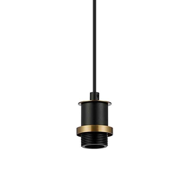 Load image into Gallery viewer, C-Lighting Clay 1.3m Suspension Kit, 1 Light E14, Brass / Satin Black - 52021
