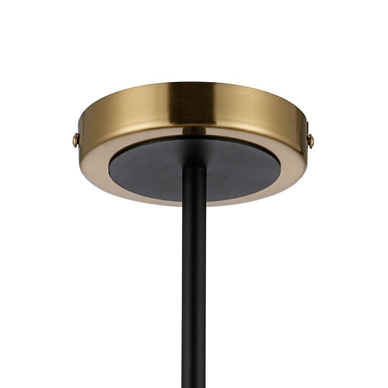 Load image into Gallery viewer, C-Lighting Clay Semi Ceiling Frame Only, 3 Light E14, Brass / Satin Black - 52028
