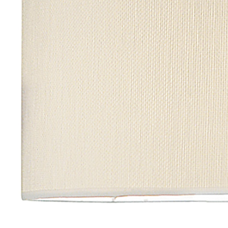 Load image into Gallery viewer, Dar Lighting DEL1533 Delta Ivory Cotton Drum Shade 38cm - 34983
