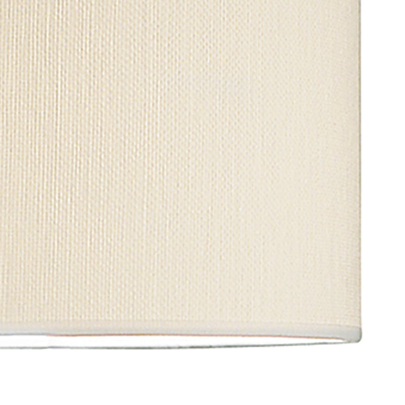 Load image into Gallery viewer, Dar Lighting DEL1533 Delta Ivory Cotton Drum Shade 38cm - 34983
