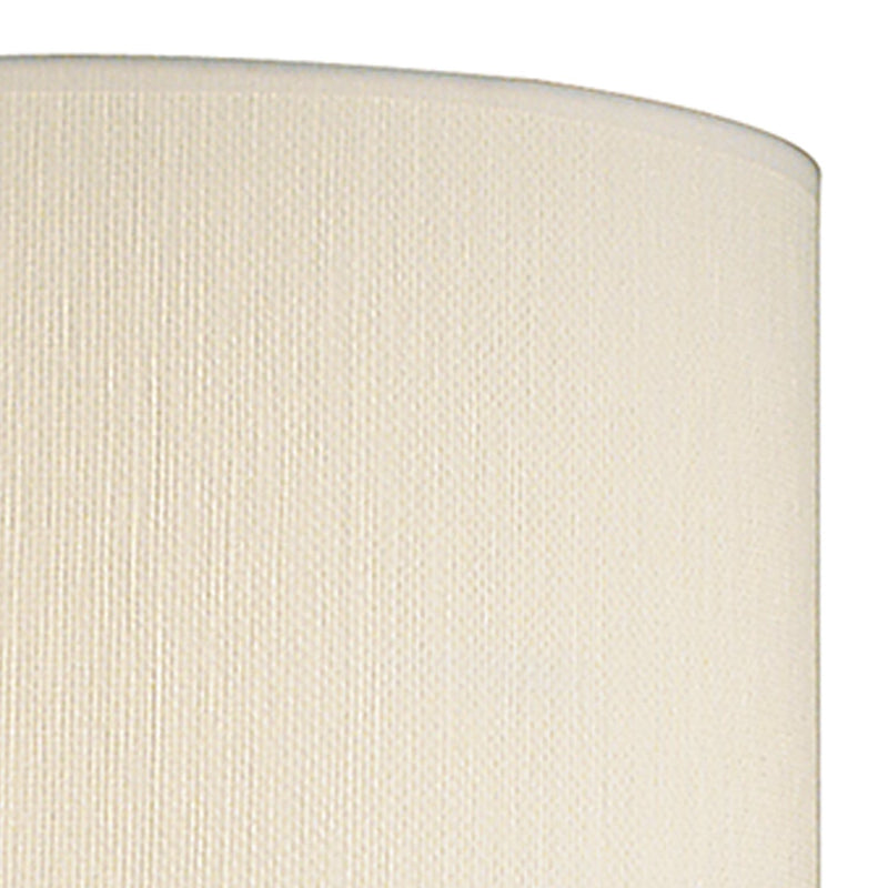 Load image into Gallery viewer, Dar Lighting DEL1533 Delta Ivory Cotton Drum Shade 38cm - 34983
