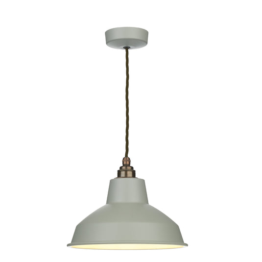 David Hunt Lighting DEX0123 DEXTER Single pendant in smoke blue DHL