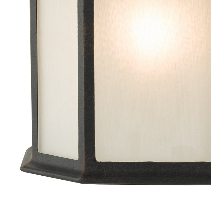 Load image into Gallery viewer, Dar Lighting DUL2122 Dulbecco Wall Light Black and Acrylic IP44 - 24168
