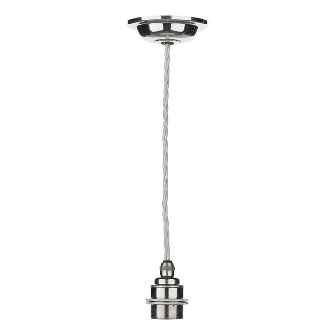 David Hunt Lighting DUX6550 Duxford 1 Light Suspension Nickel Chrome
