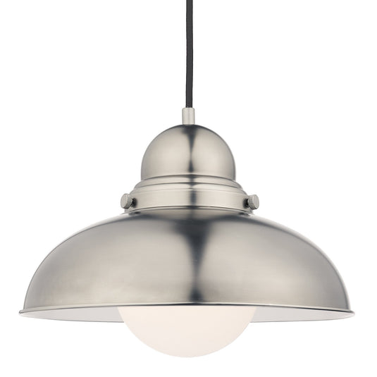 Dar Lighting DYN0161 Dynamo 1 Light Pendant Antique Chrome - 18409