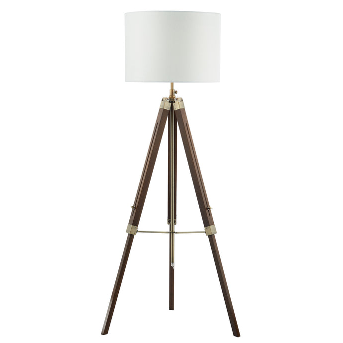 Dar Lighting EAS4947 Easel Tripod Floor Lamp Dark Wood Base Only - 35002