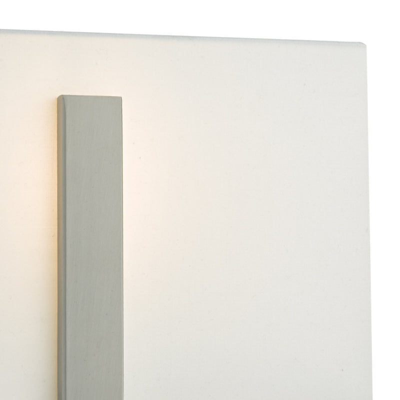 Load image into Gallery viewer, Dar Lighting EDU0746 Eduardo Wall Light Antique Nickel C/W Ivory Cotton Shade - 26513
