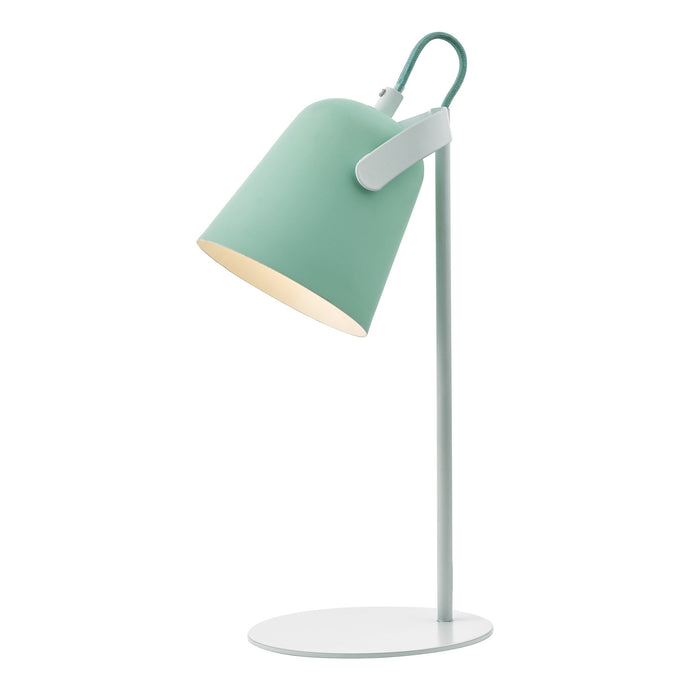 Dar Lighting EFF4124 Effie Table Lamp Pale Green and White - 24999