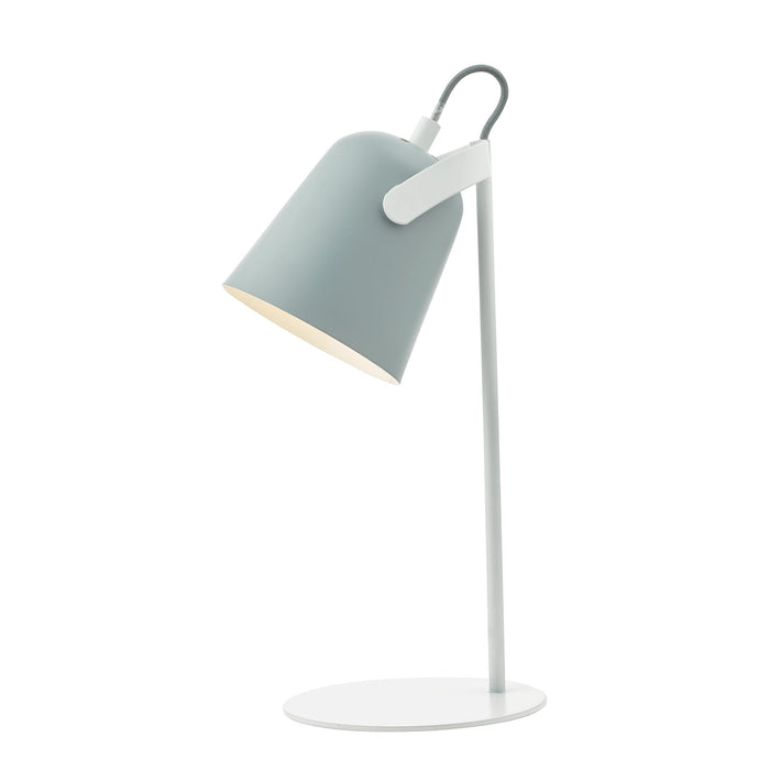 Dar Lighting EFF4139 Effie Table Lamp Soft Matt Grey and White - 25000