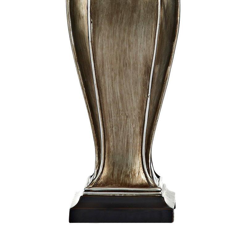 Load image into Gallery viewer, Dar Lighting EML4235-X Emlyn Table Lamp Silver/Gold complete with Shade - 35016
