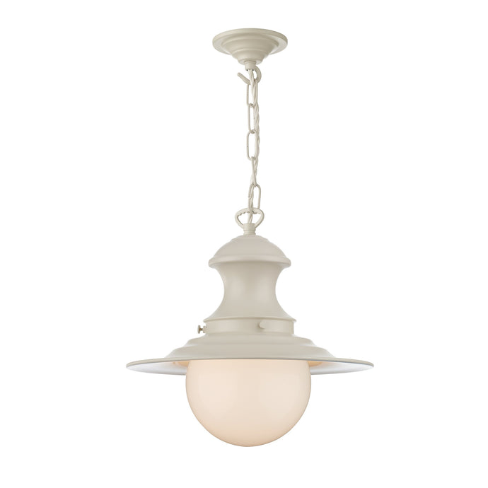 David Hunt Lighting EP0133 Station Lamp Small Pendant Cream