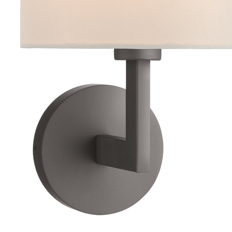 Load image into Gallery viewer, Dar Lighting FER0763 Ferrara Wall Bracket Round With Square Arm Bronze Base Only - 19656
