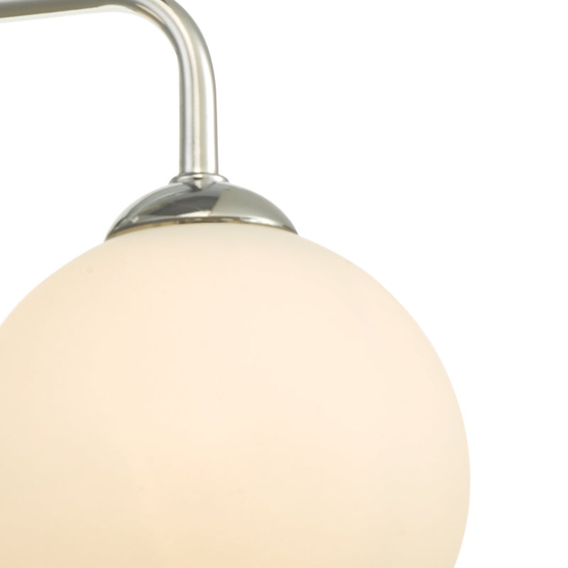 Load image into Gallery viewer, Dar Lighting FEY0350-02 Feya 3 Light Semi Flush Ceiling Light Polished Chrome Opal Glass - 35054
