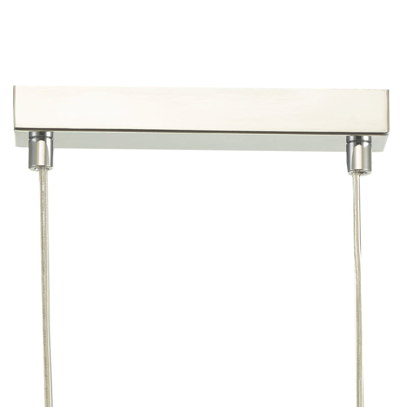 Load image into Gallery viewer, Dar Lighting FEY6250-01 Feya 3 Light Bar Pendant Polished Chrome Smoked Glass - 35063
