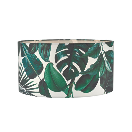 Dar Lighting FIL6524 Filip Easy Fit Pendant Green Leaf Print - 23188