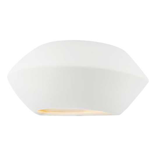 Dar Lighting FOD372 Foden 1 Light Wall Washer White - 36917