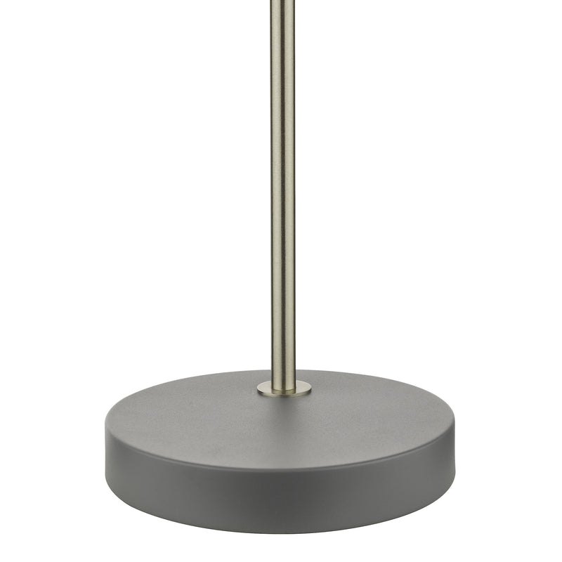 Load image into Gallery viewer, Dar Lighting FRE4237 Frederick Task Table Lamp Dark Grey Satin Chrome - 35071
