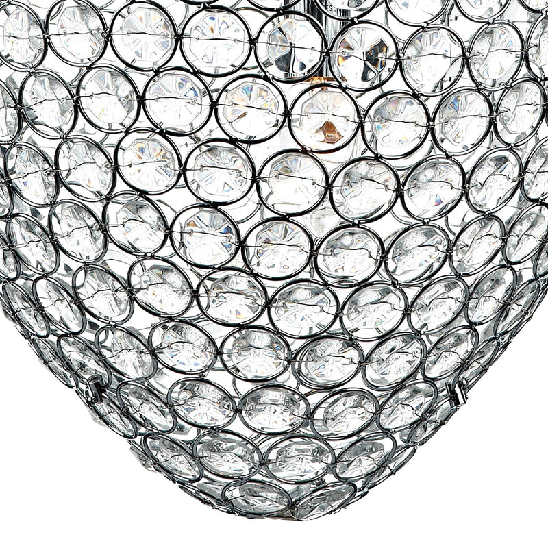 Load image into Gallery viewer, Dar Lighting FRO0350 Frost 3 Light Pendant Polished Chrome - 18918
