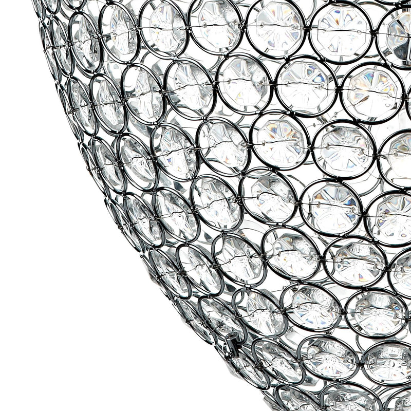 Load image into Gallery viewer, Dar Lighting FRO0350 Frost 3 Light Pendant Polished Chrome - 18918
