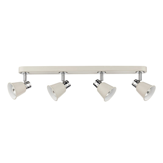 Dar Lighting FRY8433 Fry 4 Light Bar Cream - 22561