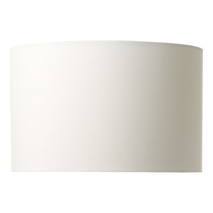 Dar Lighting GIF1502 Gift White Cotton Drum Shade 38cm - 35084