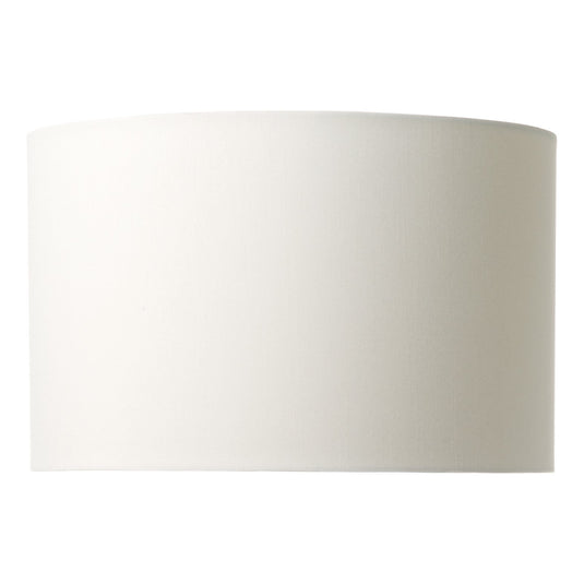 Dar Lighting GIF1502 Gift White Cotton Drum Shade 38cm - 35084