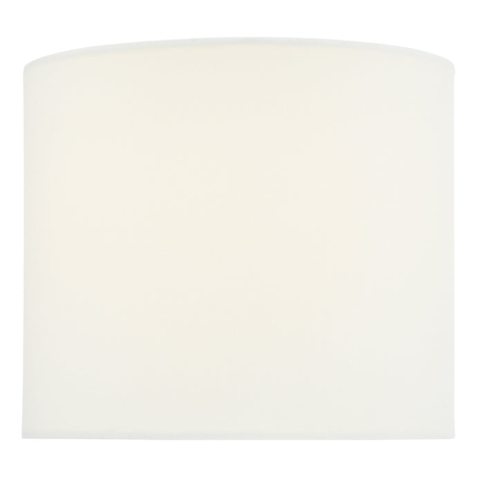 Dar Lighting GLE0615 Glenda Ivory Linen Drum Shade 16cm - 36919