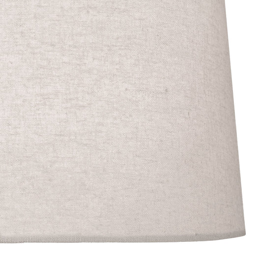 Dar Lighting GRI1239 Griffith Grey Linen Tapered Drum Shade 30cm - 35094