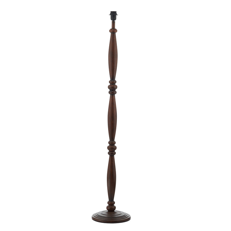 Load image into Gallery viewer, Dar Lighting HAY4947 Hayward Floor Lamp Dark Wood Base Only - 19538
