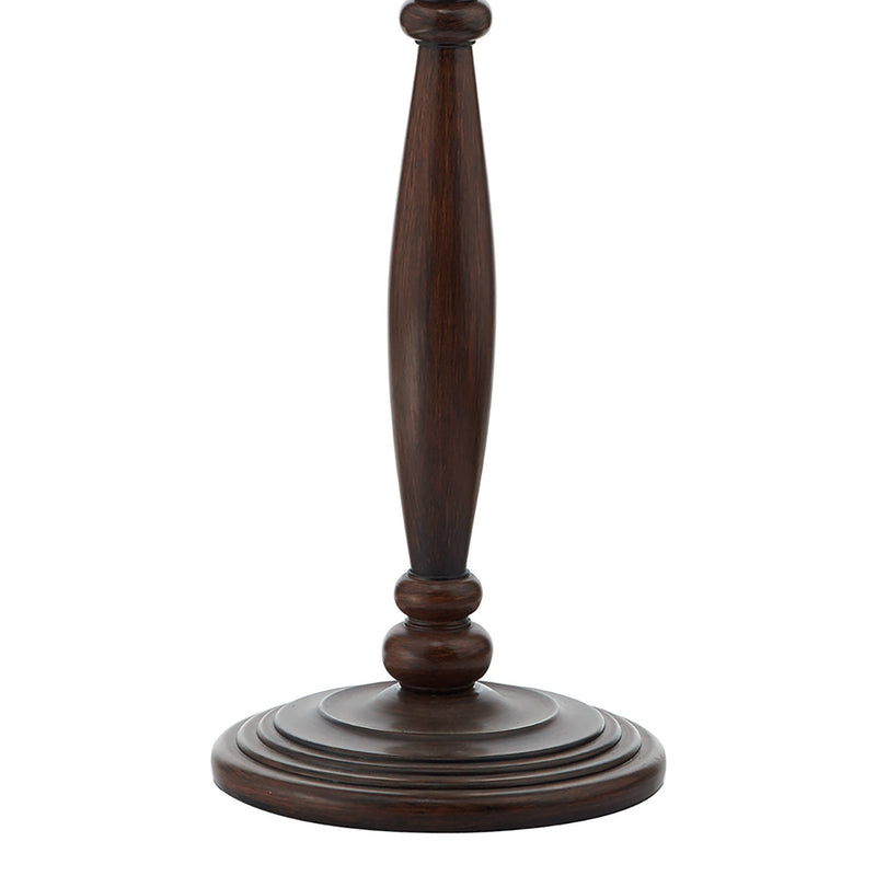 Load image into Gallery viewer, Dar Lighting HAY4947 Hayward Floor Lamp Dark Wood Base Only - 19538
