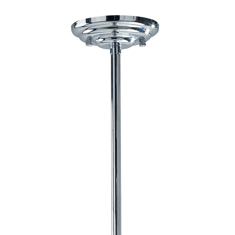 Load image into Gallery viewer, Dar Lighting HEM8650 Hemisphere Pendant Polished Chrome and Clear Glass - 13148
